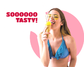 girl eating ice-cream